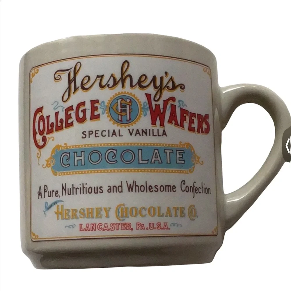 Hershey’s‎ Chocolate College Wafers Confection Vintage Reproduction Souvenir Mug